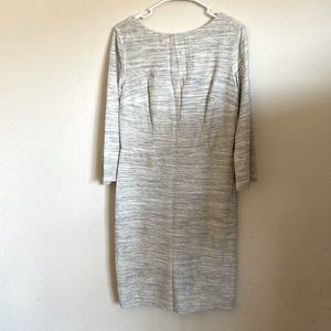 Old Navy Boat Neck dress white/ grey